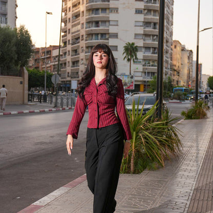 Chemise rayée