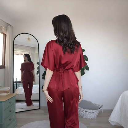 Ensemble satin deux pièces