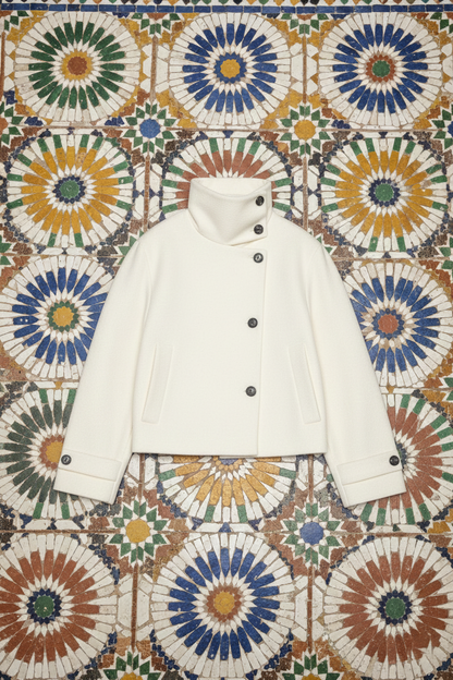 Neck trench coat - SOLD