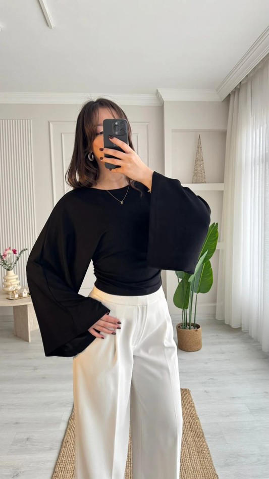 Blouse à manches amples