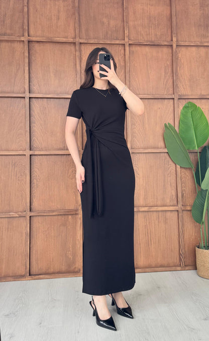Robe longue maxi fendue