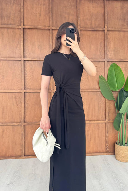 Robe longue maxi fendue