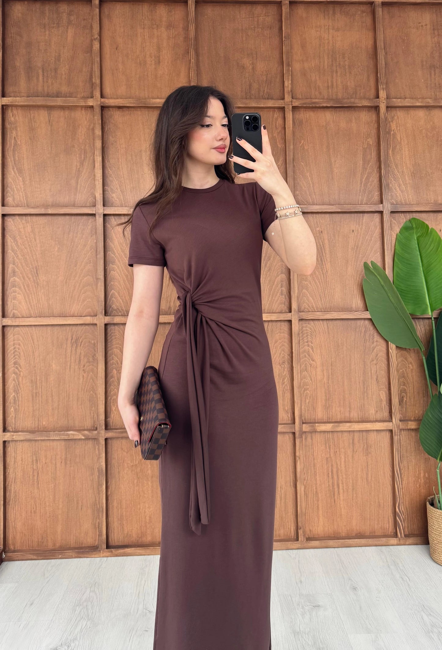 Robe longue maxi fendue
