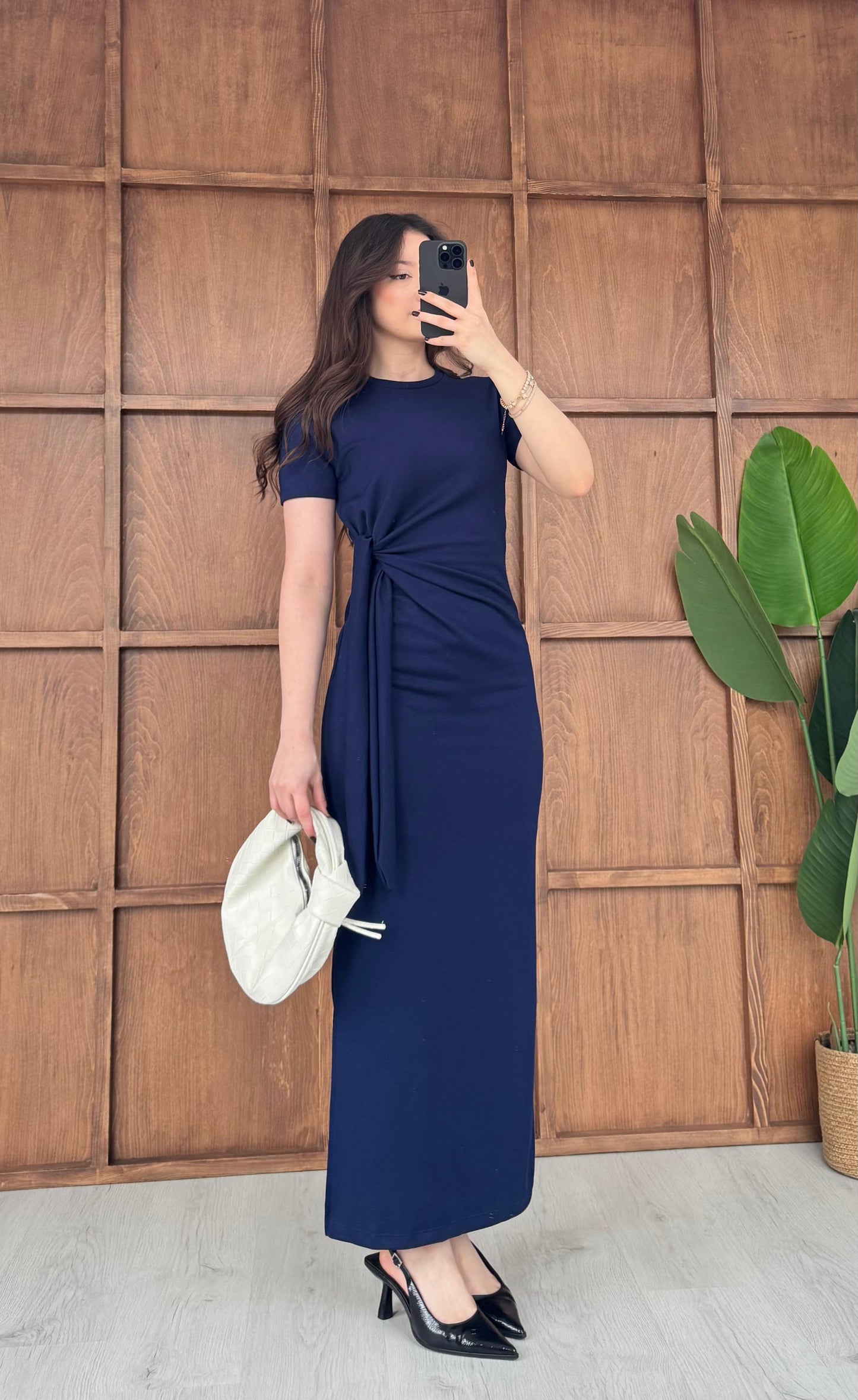 Robe longue maxi fendue