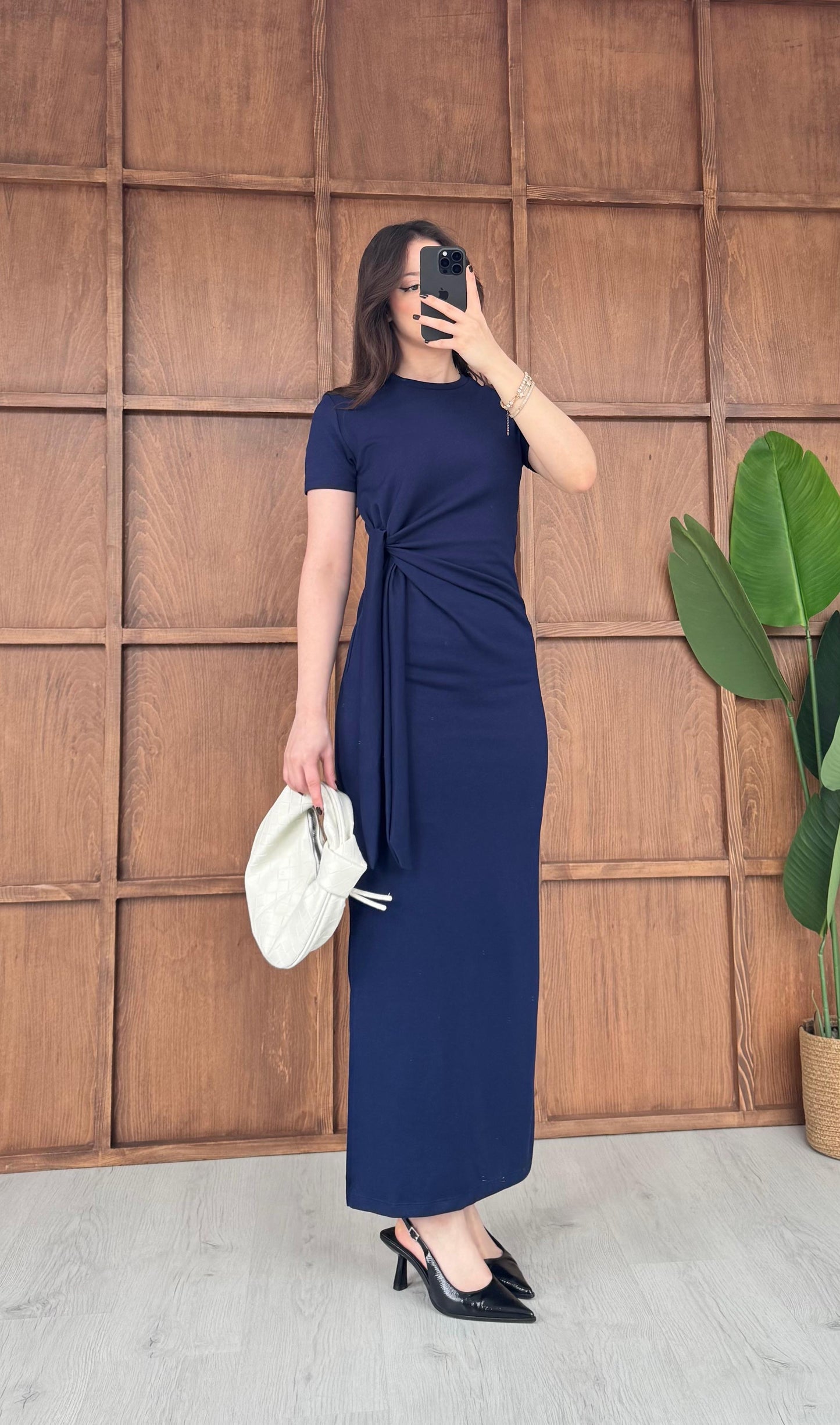 Robe longue maxi fendue