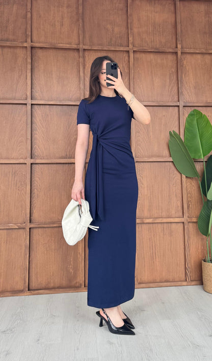 Robe longue maxi fendue