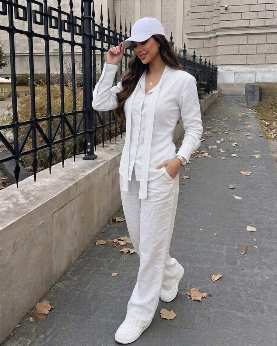 Chemises tendance en lin naturel